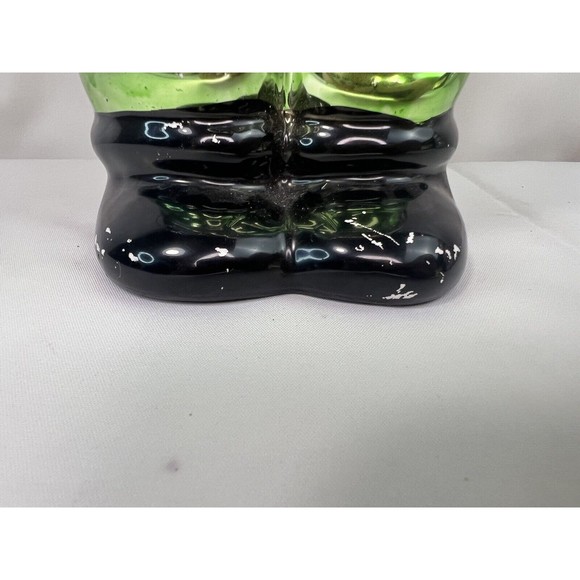 Extra Large 9" Top Hat Teddy Bear Suit and Tie Mercury Glass Christmas Ornament - Picture 10 of 11